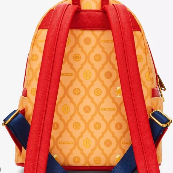 Loungefly Harry Potter Butterbeer Backpack - Orange and Red